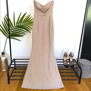 Shimmering Strapless Dress